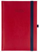 Okładka książki Kalendarz naucz. 2025/26 A5 Nebraska gumka czerw