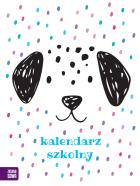 Kalendarz szkolny. Pieski. Autor: Opracowanie zbiorowe. ZdrowePodejscie.pl Okładka książki Kalendarz szkolny. Pieski