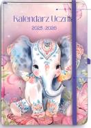 Okładka książki Kalendarz Ucznia 2025/2026 B6 TNS Słoń