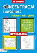 Okładka książki Koncentracja i uważność. Nowe zadania - uszkodzone