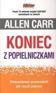 Koniec z popielniczkami. Kieszonkowy przewodnik jak rzucić palenie. Autor: Allen Carr. ZdrowePodejscie.pl Okładka książki Koniec z popielniczkami. Kieszonkowy przewodnik jak rzucić palenie