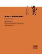 Okładka książki Legenda op. 17 na skrzypce i fortepian