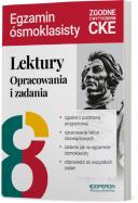 Lektury na egzaminie ósmoklasisty Opracowania. Autor:   Praca zbiorowa. ZdrowePodejscie.pl Okładka książki Lektury na egzaminie ósmoklasisty Opracowania