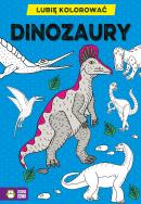 Okładka książki Lubię kolorować. Dinozaury