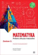 Matematyka LO Próbne arkusze maturalne z.2 ZR. Autor: Ryszard Pagacz, Tomasz Szwed. ZdrowePodejscie.pl Okładka książki Matematyka LO Próbne arkusze maturalne z.2 ZR