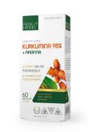 Zdjęcie produktu Medica Herbs Kurkumina 98% + piperyna 60kaps