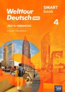Okładka książki Nowa Język niemiecki WELTTOUR DEUTSCH NEU Smartbook część 4 liceum i technikum EDYCJA 2026