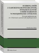 Okładka książki Ochrona osób z zaburzeniami psychicznymi, intelektualnymi i osób starszych w postępowaniu cywilnym Wyzwania implementacyjne art. 13 Konwencji  o prawa
