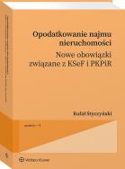 Okładka książki Opodatkowanie najmu nieruchomości