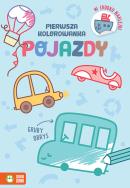 Okładka książki Pierwsza kolorowanka.Gruby obrys. Pojazdy - uszkodzone