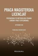 Okładka książki Praca magisterska. Licencjat