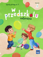 Okładka książki W przedszkolu naturalnie Poziom A Karty pracy cz.1