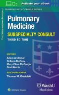 Okładka książki Washington Manual Pulmonary Medicine Subspecialty Consult