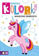 Okładka książki Wesołe kolorki. Magiczne zwierzęta