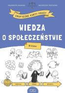 Okładka książki Wiedza o społeczeństwie graficzne karty pracy SP 8