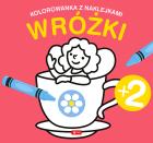 Okładka książki Wróżki. Kolorowanka z naklejkami - uszkodzone