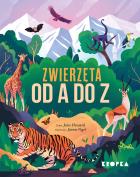 Zwierzęta od A do Z. Autor: Jules Howard. ZdrowePodejscie.pl Okładka książki Zwierzęta od A do Z